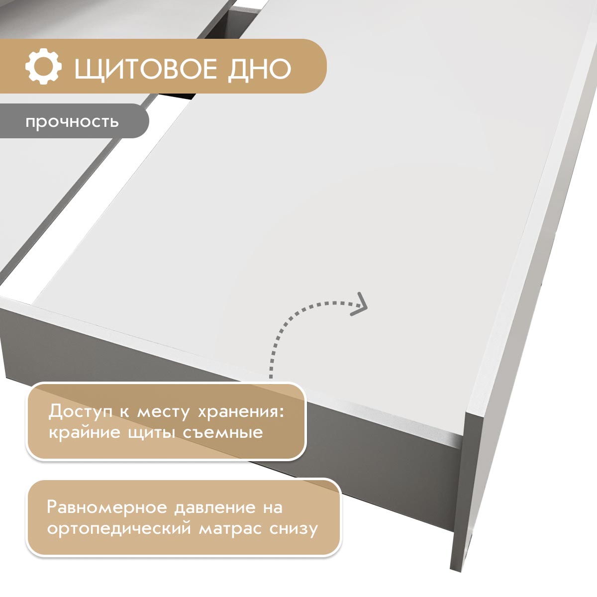 Кровать 0,90 -  Детская "Орбита" (Пикард)