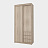 Шкаф-купе "Карина" - 1,00 без зеркала   /правый - Ст. обр. (Дуб Сонома)
